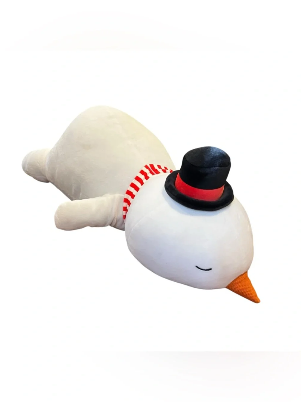 Pillowfort Holiday Snowman Weighted Plush Kids' Throw Pillow Christmas sensory